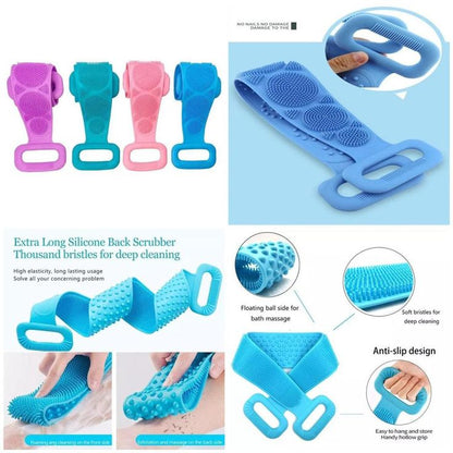 🔥 Exfoliating Back Scrubber for Shower