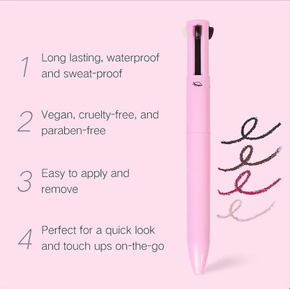 4-in-1 Multifunction Makeup Pen – All-in-One Beauty Tool