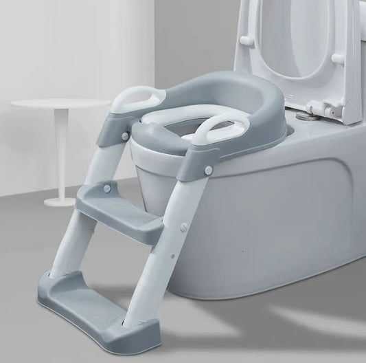 Adjustable Soft Toilet Ladder for Kids – Foldable Potty Training Seat