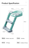 Adjustable Soft Toilet Ladder for Kids – Foldable Potty Training Seat